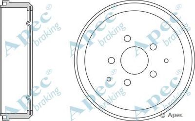 APEC BRAKING drm9700 -  Тормозной барабан